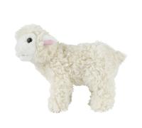 LIVING NATURE-Petit agneau debout peluche 20 cm pour tout âge