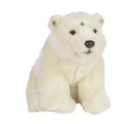Peluche Living Nature - Petit ours polaire (30cm)