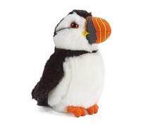 Living Nature- Soft Toy Oiseaux en Peluche réalistes-avec étiquettes d'identification, AN339, Unknown, 12 cm, Noires