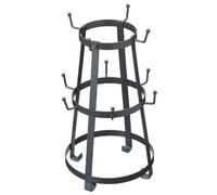 Living Nostalgia KitchenCraft Mug Tree, Grey, 34 x 18.5 cm