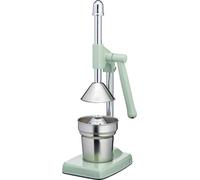 KitchenCraft - Presse-Agrumes Manuel à Levier en Aluminium et Inox, Collection Living Nostalgia, 18 x 12 x 36.5 cm - Vert Pâle