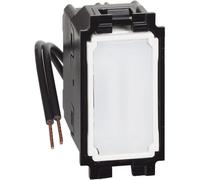 LIVING NOW Connecteur croisé avec LED bleue 1mod. K4004LB