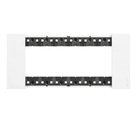 Living Now Plaque 6 emplacements Modules, Blanc