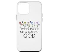 Living Proof of a Loving God Quote Christian Jesus Loves You Coque pour iPhone 12 Mini