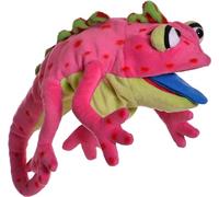 Living Puppets marionnette à Main Wilhelminchen caméléon, 34 cm | Wilhelminchen caméléon, marionnette à main de 34 cm, bouche et tête manipulables.