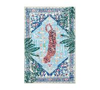 Living Room Carpet Non-Slip Machine Washable Easy to Fold Bedroom Rug Imitation Cashmere Retro Large Size Floor Mat(Color3,80x160cm)