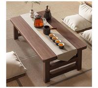 Living Room Coffee Table Folding Design Japanese Floor Low Table for Living Room, Dining Room, Tea, Home Decoration (Color : Brown, Size : 80x37x35cm)