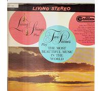 LIVING STRINGS PLUS 2 PIANOS Most Beautiful Music in the World LP