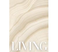 LIVING - SWEET HOME: Oversized Aesthetic Book for Display with Blank Numbered Interior, Stylish Home Décor Addition, Beautiful and Practical.