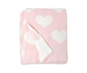 Living Textiles Couverture en Chenille Douce réversible pour bébé - Tissu Confortable de qualité supérieure pour Un Meilleur Confort - pour Nourrisson, Tout-Petit, Nouveau-né, crèche, Fille, jeté