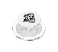 Living That Nine Lives, Une sorte de café pour Chats fatigués PopSockets PopGrip pour MagSafe