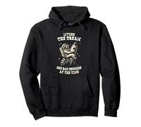 Living The Dream One Bad Decision At A Time Funny Raccoon Sweat à Capuche