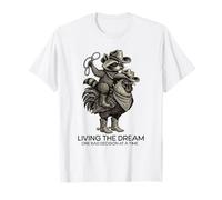 Living The Dream One Bad Decision at a Time Funny Raton Laveur T-Shirt