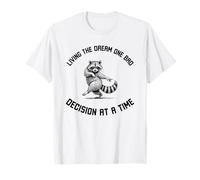 Living The Dream One Bad Decision at a Time Funny Raton Laveur T-Shirt