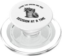 Living The Dream One Bad Decision at a Time Humour Raton Laveur PopSockets PopGrip pour MagSafe