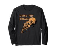 Living The Dream Stoic Citation Amusante et Sarcastique Manche Longue