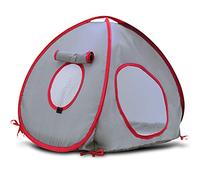 Living World Tente pour Animaux domestiques, Gris/Rouge