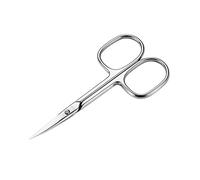 LIVINGO Ciseaux de manucure multifonction en acier inoxydable pour cuticules et pédicure Kit de toilettage pour ongles, sourcils, cils, peaux sèches, lame incurvée 8,9 cm