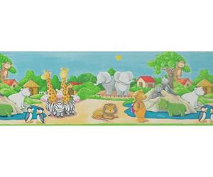 Livingwalls 1517-35 Frise murale, Motif floral, Marron Argent, Papier peint Mieux Vivre (Import Allemagne)