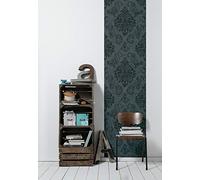 Livingwalls 368241 Papier peint autocollant pop.up 3D Noir/gris