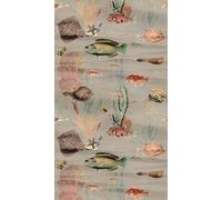 Livingwalls 398711 Papier peint intissé de qualité supérieure Motif animal multicolore, gris, rose 3,71 x 2,80 m Fabriqué en Allemagne