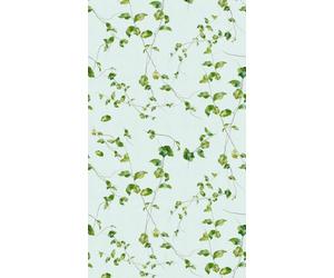 Livingwalls 398801 Papier peint photo intissé Motif fleurs vertes, bleues, marron 3,71 m x 2,80 m Fabriqué en Allemagne