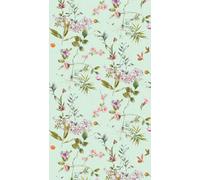 Livingwalls 398811 Papier peint photo intissé Motif fleurs bleues, vertes et roses 3,71 x 2,80 m Fabriqué en Allemagne
