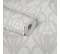 A.S. Creation Mata Hari 380914 Papier peint intissé Baroque 0.53 m x 10.05m Gris