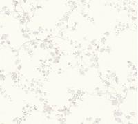 Livingwalls Blumentapete Metropolitan Stories florale Tapete Lola Paris Vliestapete violet creme 10,05 m x 0,53 m