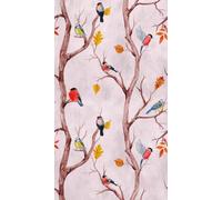 Livingwalls Cottage The Wall 382301 382301 382301 Papier peint intissé 1,59 m x 2,80 m Rose/marron/jaune