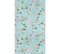 Livingwalls Cottage The Wall 382681 Papier peint intissé Turquoise Vert Rose 1,59 m x 2,80 m