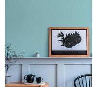 Livingwalls Famous Garden 393535 Papier peint intissé uni Turquoise/bleu clair 10,05 m x 0,53 m