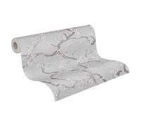 Livingwalls Hot Spots papier peint intissé Floral 10,05 m x 0,53 m - gris, rose, noir, métallique - papier peint structuré - 781993