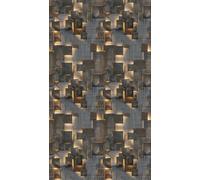 Livingwalls Hot Spots papier peint photo abstrait 1,59 m x 2,80 m - marron, jaune, gris - papier peint graphique - 790160