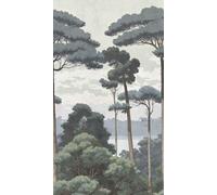 Livingwalls Hot Spots papier peint photo forêt 1,59 m x 2,80 m - marron, crème, vert - papier peint nature - 790156