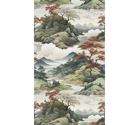 Livingwalls Papier peint Hot Spots photo nature Montagnes 1,59 x 2,80 m Beige/Marron/Vert – 790154