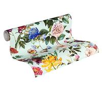 Livingwalls Jette Joop papier peint intissé papier peint fleuri 10,05 m x 0,53 m bleu vert rouge 373362 37336-2