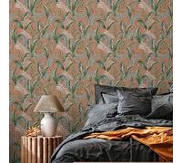 Livingwalls Jungle 394362 Papier peint intissé Motif jungle Orange Rouge 10,05 x 0,53 m pour 5,33 m²