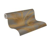 Livingwalls Michalsky 399804 Papier peint intissé Motif palmiers de la jungle Gris/doré métallisé