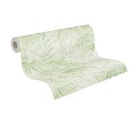 Livingwalls Michalsky 399811 Papier peint intissé Motif palmiers et jungle Crème Vert
