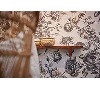 Livingwalls My Home My Spa 387002 Papier peint en non-tissé Motif fleurs Noir/blanc 10,05 x 0,53 m Fabriqué en Allemagne