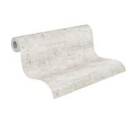 Livingwalls Papier peint 396574 Industrial avec structure en gris, crème, beige - papier peint design avec effet métallisé en bronze pour différentes pièces - 10,05m x 0,53m - Fabriqué en Allemagne