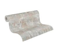 Livingwalls Papier peint 396702 Industrial - papier peint de qualité supérieure Béton gris avec effet métallisé bronze - papier peint aspect plâtre sur 10,05 m x 0,53 m - Fabriqué en Allemagne