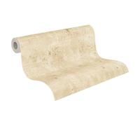 Livingwalls Papier peint 396705 Industrial - papier peint de qualité supérieure Béton beige avec effet métallisé or - papier peint aspect plâtre sur 10,05 m x 0,53 m - Fabriqué en Allemagne