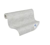 Livingwalls papier peint DESIGNDROP - papier peint intissé préencollé béton uni en gris, argent - 10,05m x 0,53m - papier peint béton pierre naturelle pour salon - 784961
