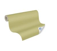 Livingwalls papier peint DESIGNDROP - papier peint intissé préencollé de couleur unie en vert - 10,05m x 0,53m - papier peint uni pour différentes pièces - 784993