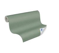 Livingwalls Papier peint DESIGNDROP - papier peint intissé préencollé de couleur verte - 10,05m x 0,53m - papier peint uni pour différentes pièces - 784991