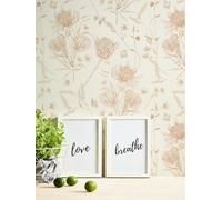 Livingwalls Papier peint intissé 394271 Jungle - 10,05 m x 0,53 m pour 5,33 m² - Blanc/marron