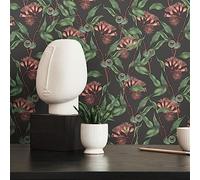 Livingwalls Papier peint intissé 394301 Motif jungle Noir/vert 10,05 x 0,53 m pour 5,33 m²