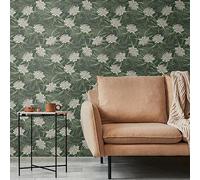 Livingwalls Papier peint intissé 394321 Motif jungle Noir/vert 10,05 x 0,53 m pour 5,33 m²